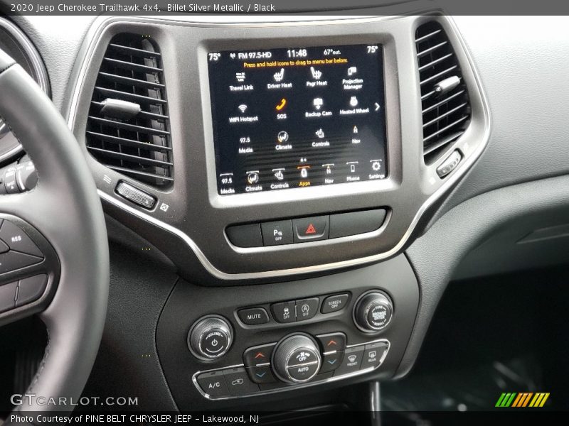 Billet Silver Metallic / Black 2020 Jeep Cherokee Trailhawk 4x4