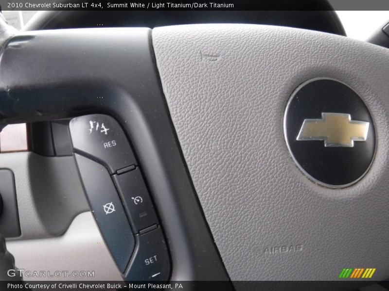 Summit White / Light Titanium/Dark Titanium 2010 Chevrolet Suburban LT 4x4