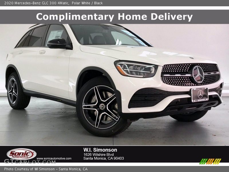 Polar White / Black 2020 Mercedes-Benz GLC 300 4Matic