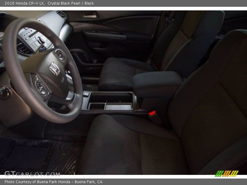 Crystal Black Pearl / Black 2016 Honda CR-V LX