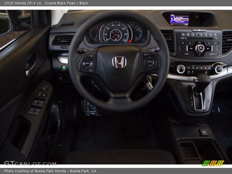 Crystal Black Pearl / Black 2016 Honda CR-V LX