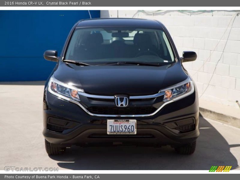 Crystal Black Pearl / Black 2016 Honda CR-V LX