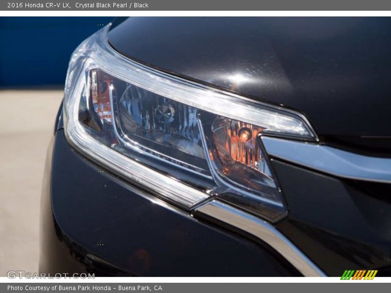 Crystal Black Pearl / Black 2016 Honda CR-V LX