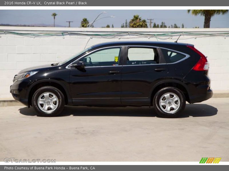 Crystal Black Pearl / Black 2016 Honda CR-V LX