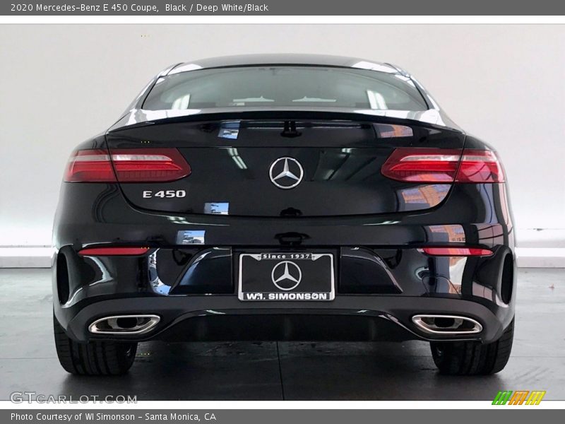 Black / Deep White/Black 2020 Mercedes-Benz E 450 Coupe