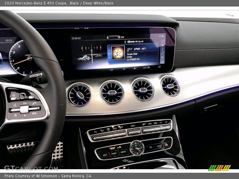Controls of 2020 E 450 Coupe