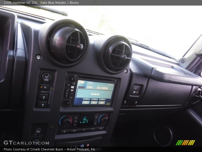 Slate Blue Metallic / Ebony 2006 Hummer H2 SUV