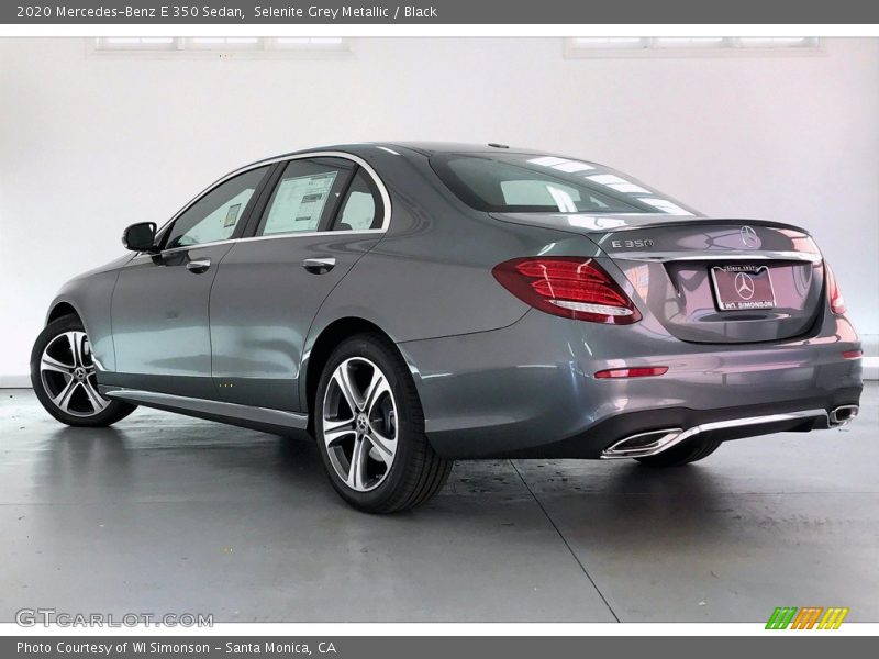 Selenite Grey Metallic / Black 2020 Mercedes-Benz E 350 Sedan