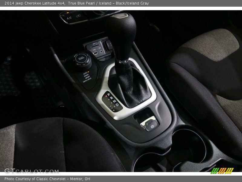 True Blue Pearl / Iceland - Black/Iceland Gray 2014 Jeep Cherokee Latitude 4x4
