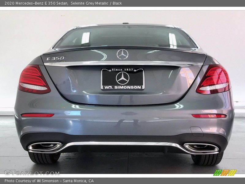 Selenite Grey Metallic / Black 2020 Mercedes-Benz E 350 Sedan