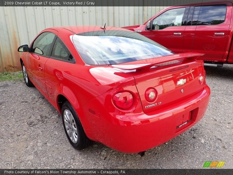 Victory Red / Gray 2009 Chevrolet Cobalt LT Coupe