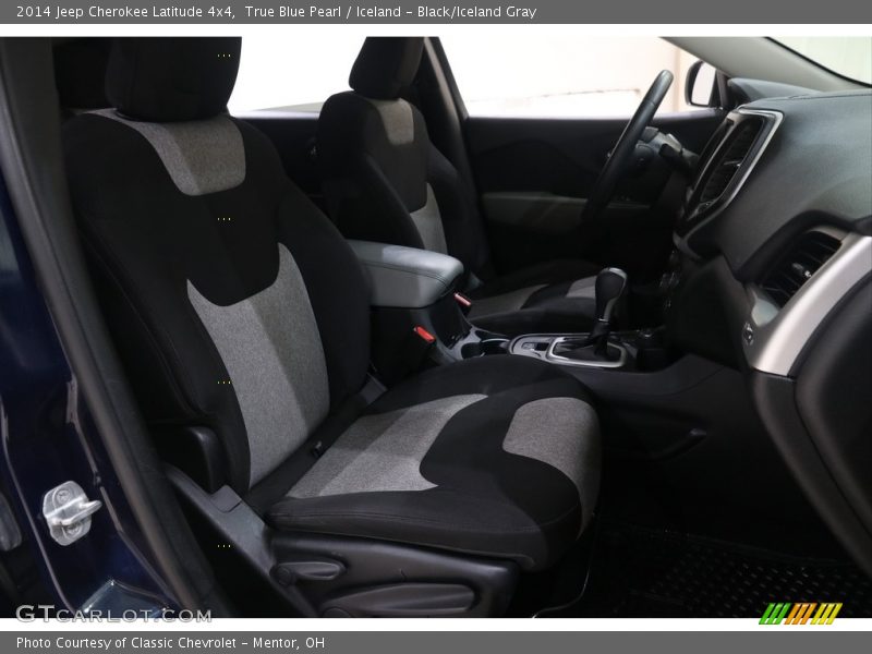 True Blue Pearl / Iceland - Black/Iceland Gray 2014 Jeep Cherokee Latitude 4x4