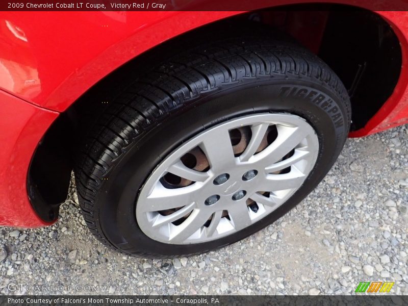 Victory Red / Gray 2009 Chevrolet Cobalt LT Coupe