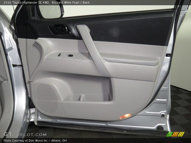 Blizzard White Pearl / Black 2010 Toyota Highlander SE 4WD