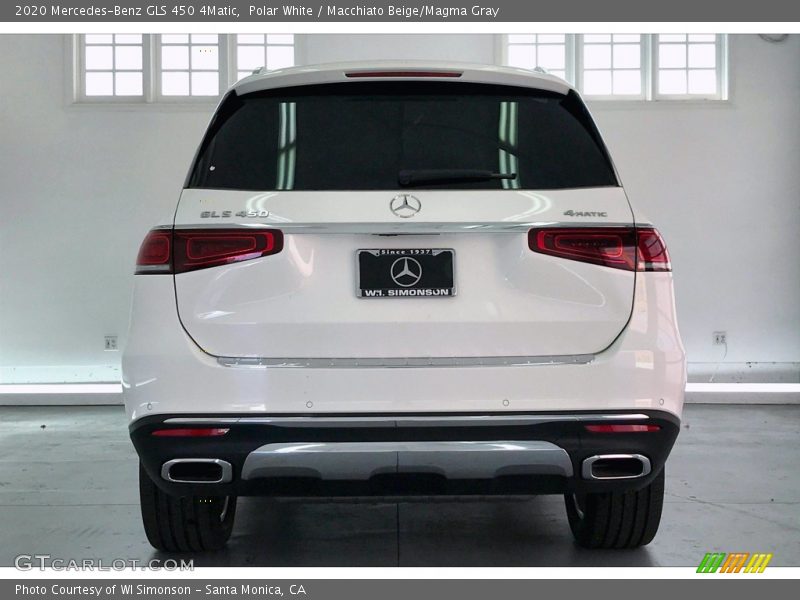 Polar White / Macchiato Beige/Magma Gray 2020 Mercedes-Benz GLS 450 4Matic