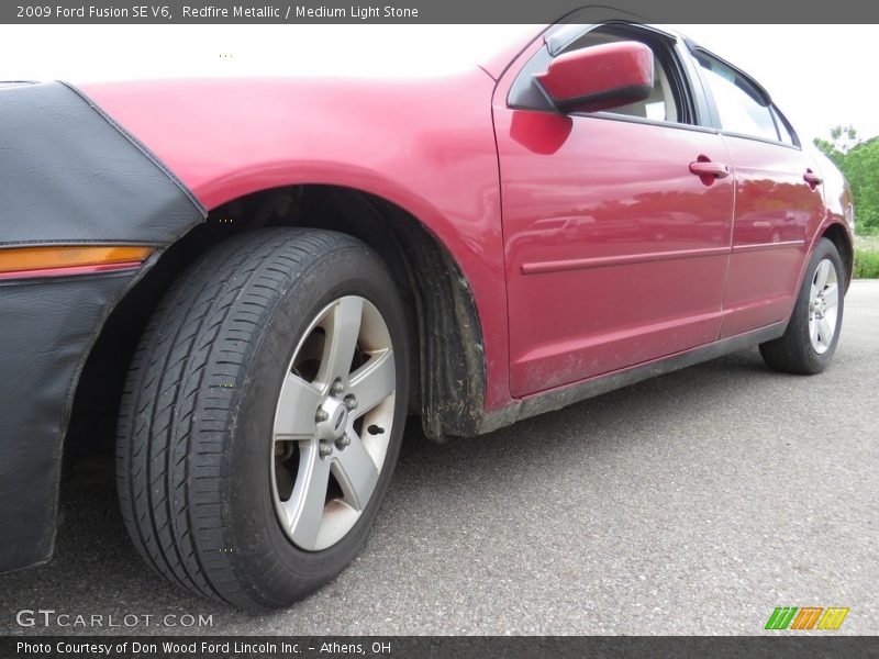 Redfire Metallic / Medium Light Stone 2009 Ford Fusion SE V6