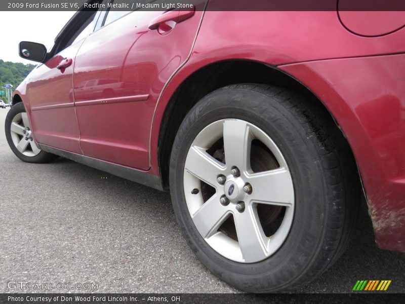Redfire Metallic / Medium Light Stone 2009 Ford Fusion SE V6