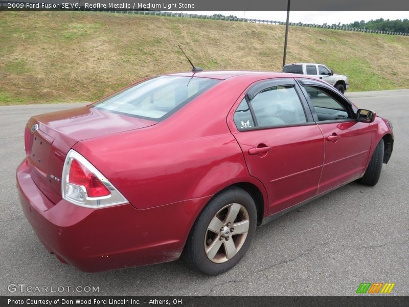 Redfire Metallic / Medium Light Stone 2009 Ford Fusion SE V6