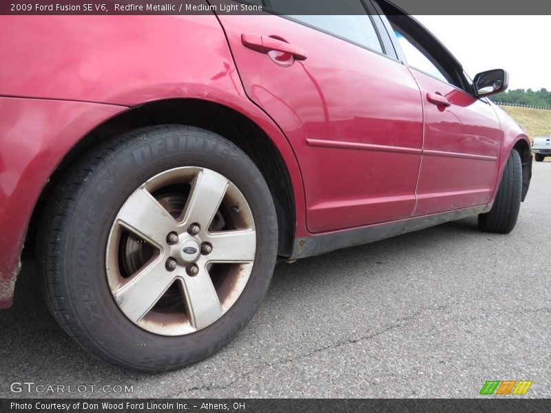 Redfire Metallic / Medium Light Stone 2009 Ford Fusion SE V6