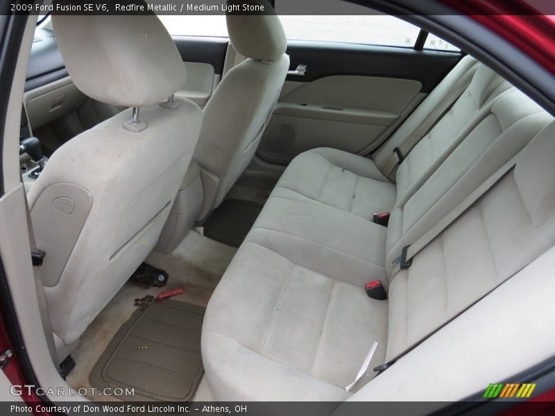 Redfire Metallic / Medium Light Stone 2009 Ford Fusion SE V6