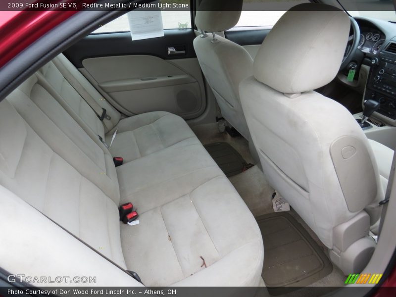 Redfire Metallic / Medium Light Stone 2009 Ford Fusion SE V6