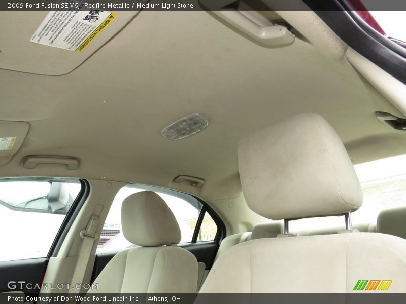 Redfire Metallic / Medium Light Stone 2009 Ford Fusion SE V6