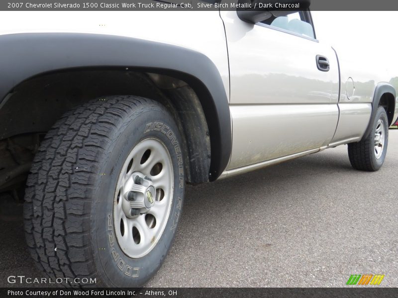 Silver Birch Metallic / Dark Charcoal 2007 Chevrolet Silverado 1500 Classic Work Truck Regular Cab