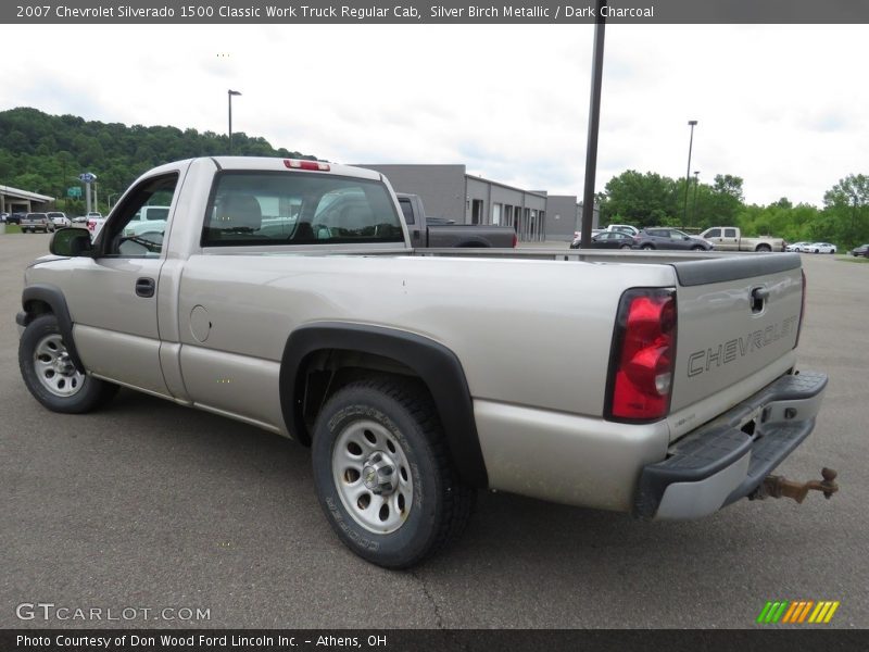 Silver Birch Metallic / Dark Charcoal 2007 Chevrolet Silverado 1500 Classic Work Truck Regular Cab