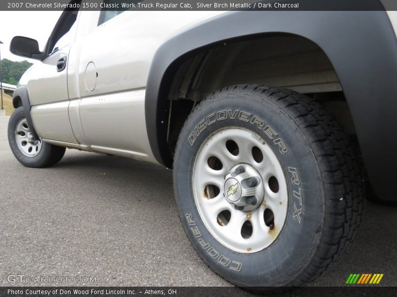 Silver Birch Metallic / Dark Charcoal 2007 Chevrolet Silverado 1500 Classic Work Truck Regular Cab