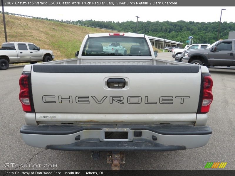 Silver Birch Metallic / Dark Charcoal 2007 Chevrolet Silverado 1500 Classic Work Truck Regular Cab