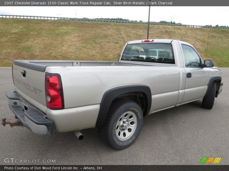 Silver Birch Metallic / Dark Charcoal 2007 Chevrolet Silverado 1500 Classic Work Truck Regular Cab