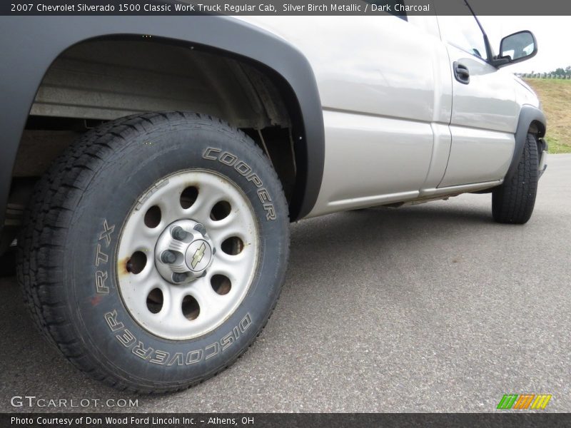 Silver Birch Metallic / Dark Charcoal 2007 Chevrolet Silverado 1500 Classic Work Truck Regular Cab