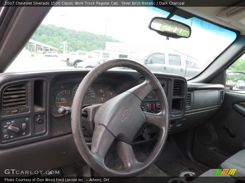 Silver Birch Metallic / Dark Charcoal 2007 Chevrolet Silverado 1500 Classic Work Truck Regular Cab