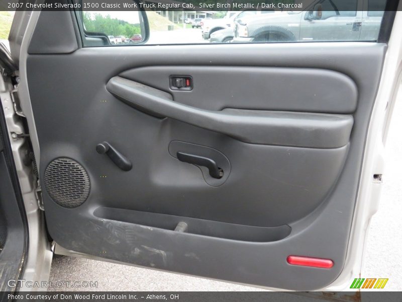 Silver Birch Metallic / Dark Charcoal 2007 Chevrolet Silverado 1500 Classic Work Truck Regular Cab