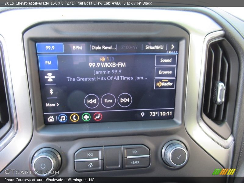 Black / Jet Black 2019 Chevrolet Silverado 1500 LT Z71 Trail Boss Crew Cab 4WD