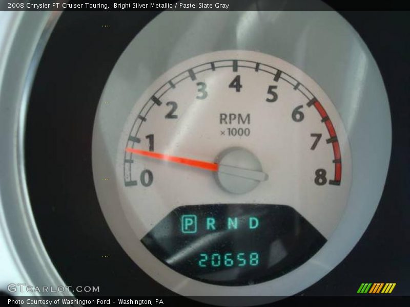 Bright Silver Metallic / Pastel Slate Gray 2008 Chrysler PT Cruiser Touring