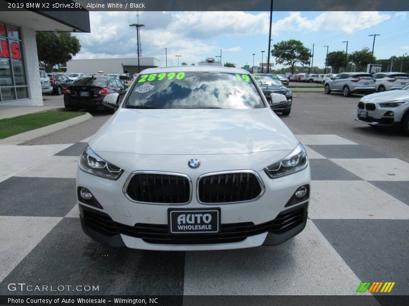 Alpine White / Black 2019 BMW X2 sDrive28i
