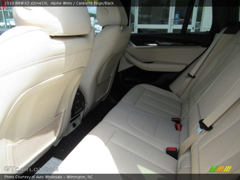 Alpine White / Canberra Beige/Black 2019 BMW X3 sDrive30i