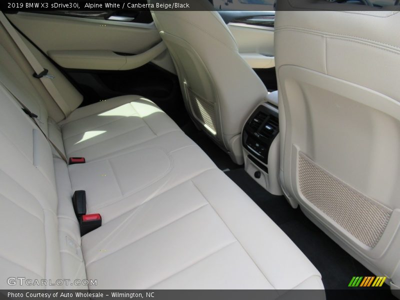 Alpine White / Canberra Beige/Black 2019 BMW X3 sDrive30i
