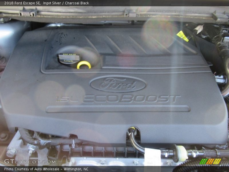 Ingot Silver / Charcoal Black 2018 Ford Escape SE