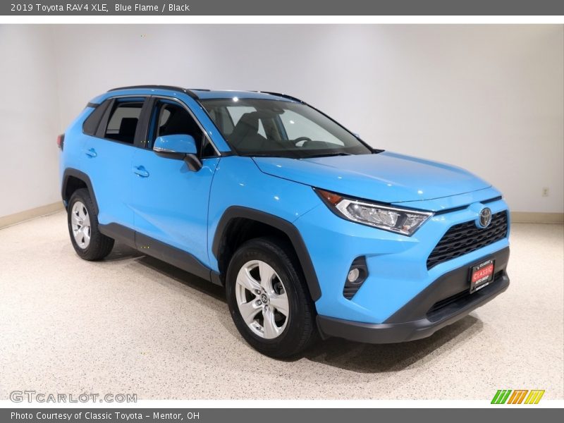 Blue Flame / Black 2019 Toyota RAV4 XLE