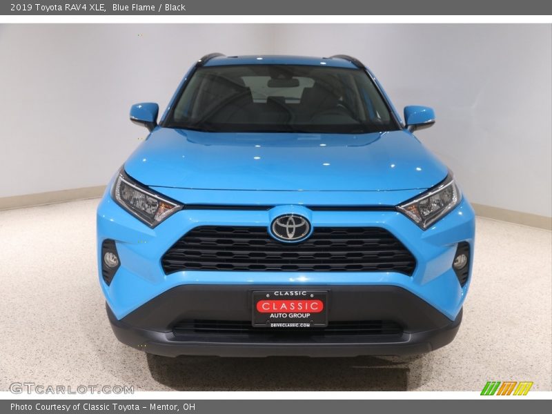 Blue Flame / Black 2019 Toyota RAV4 XLE