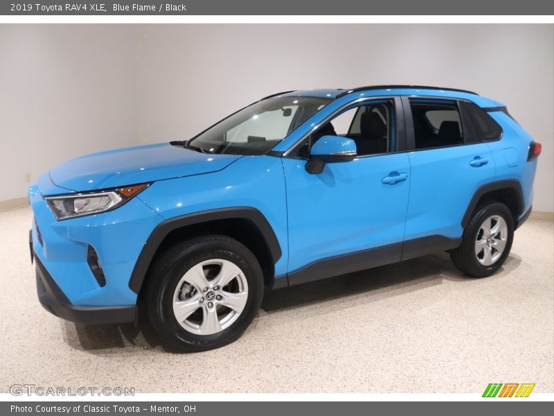 Blue Flame / Black 2019 Toyota RAV4 XLE