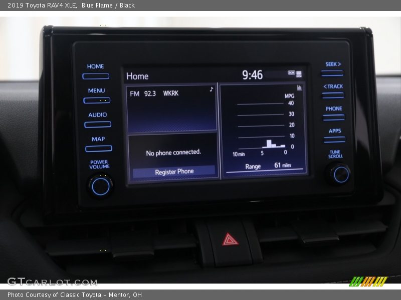 Blue Flame / Black 2019 Toyota RAV4 XLE