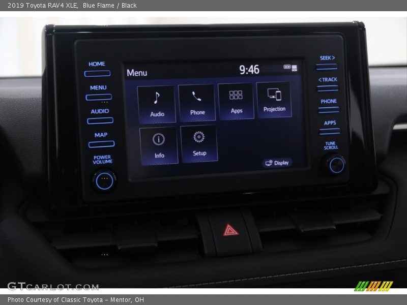 Blue Flame / Black 2019 Toyota RAV4 XLE