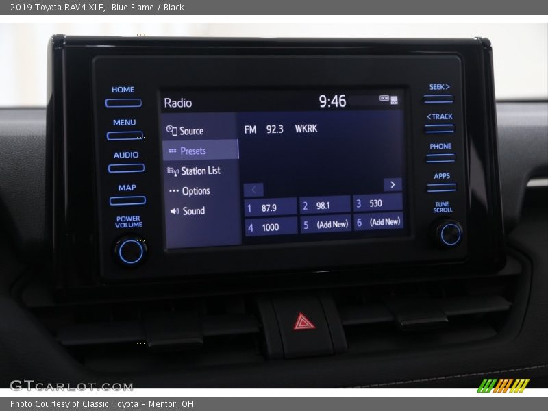 Blue Flame / Black 2019 Toyota RAV4 XLE