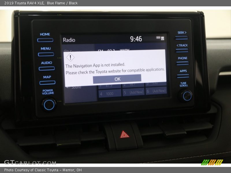 Blue Flame / Black 2019 Toyota RAV4 XLE