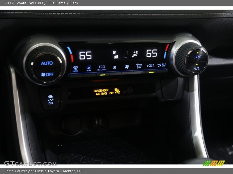 Blue Flame / Black 2019 Toyota RAV4 XLE