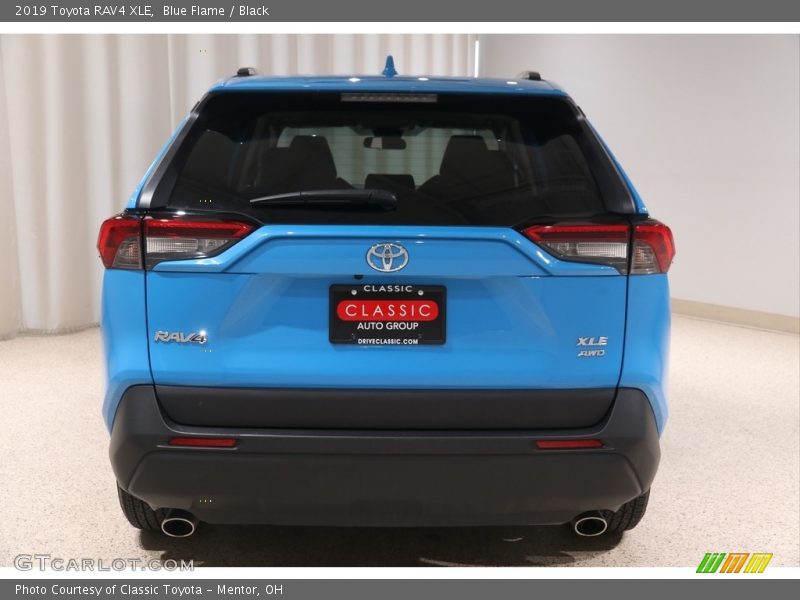 Blue Flame / Black 2019 Toyota RAV4 XLE