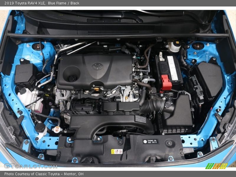 Blue Flame / Black 2019 Toyota RAV4 XLE